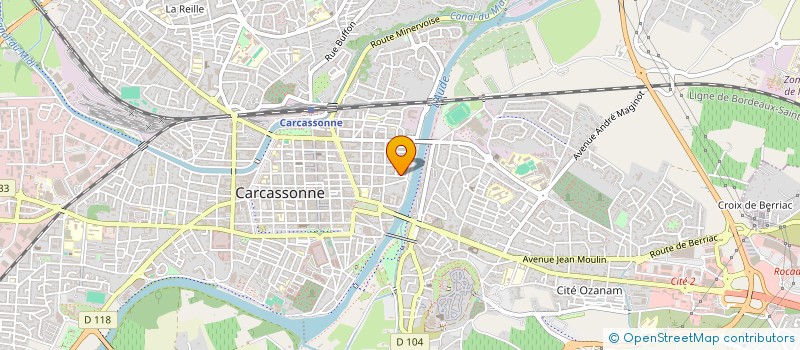 localisation de l'entreprise SCI DELTA 4 à CARCASSONNE