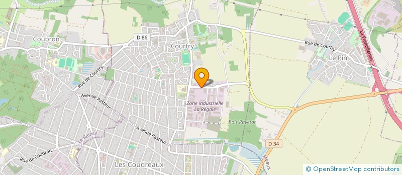 localisation de l'entreprise SCI DELTA à COURTRY