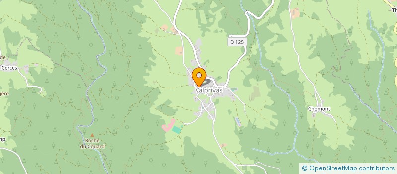 localisation de l'entreprise SCI DELTA  VALPRIVAS