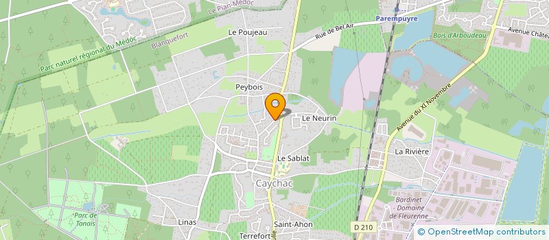 localisation de l'entreprise SCI DELTA à BLANQUEFORT