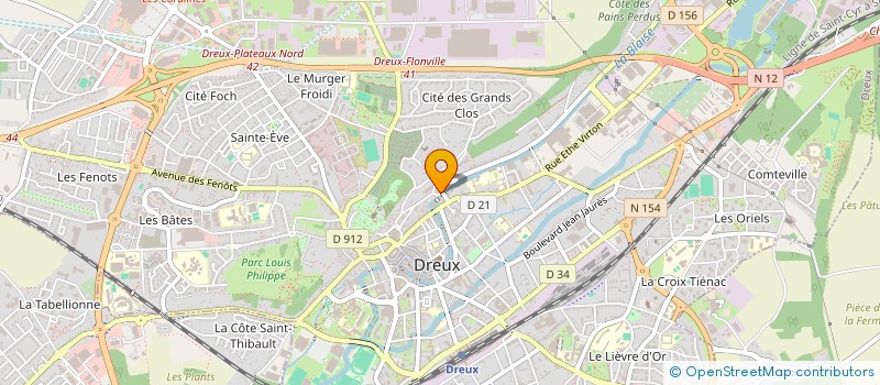 localisation de l'entreprise SCI DELTA à DREUX