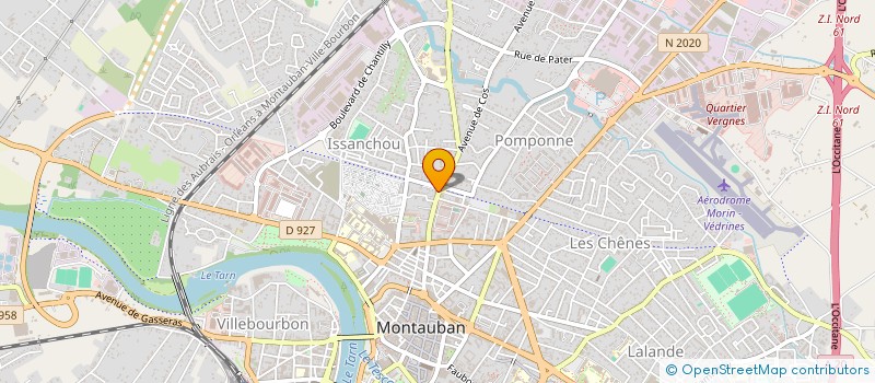 localisation de l'entreprise SCI DELTA  MONTAUBAN