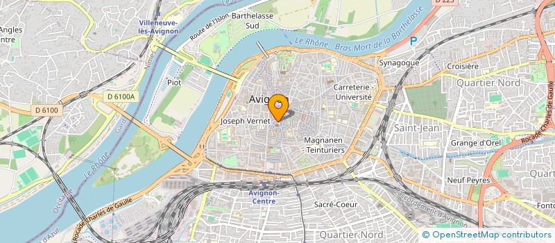 localisation de l'entreprise SCI DELTA  AVIGNON