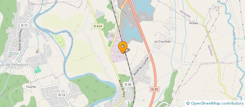 localisation de l'entreprise SCI DELTA à VARILHES