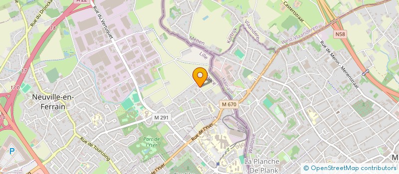 localisation de l'entreprise SCI DELTA à NEUVILLE-EN-FERRAIN