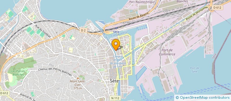 localisation de l'entreprise SCI DELTA 7  SETE