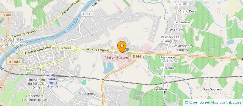 localisation de l'entreprise SCI DELTA  PINEUILH