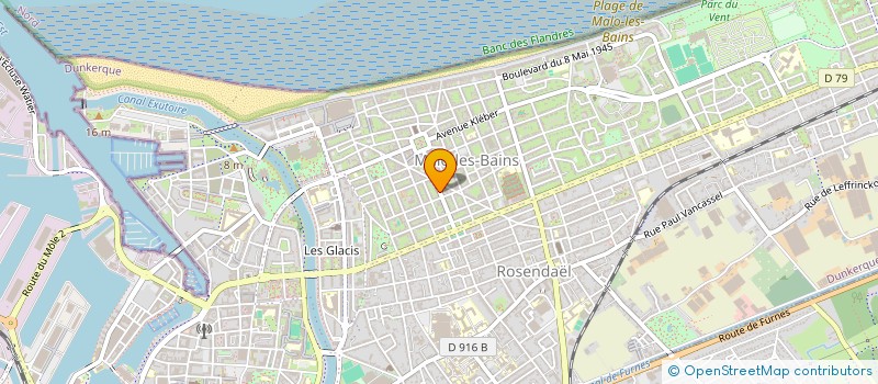 localisation de l'entreprise SCI DELTA à DUNKERQUE
