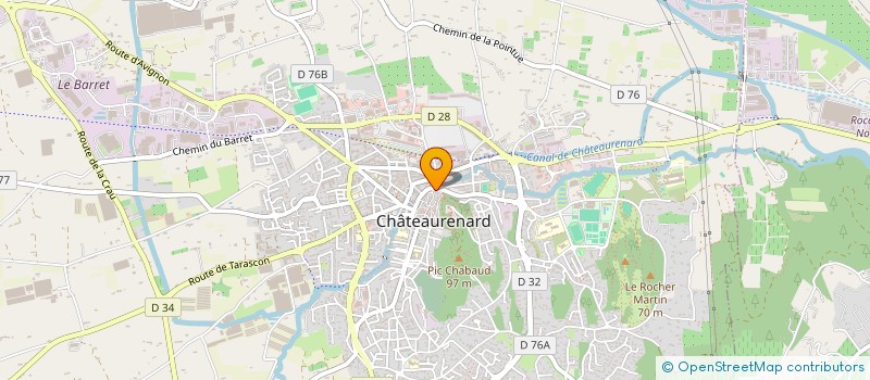 localisation de l'entreprise SCI DELTA BIS à CHATEAURENARD