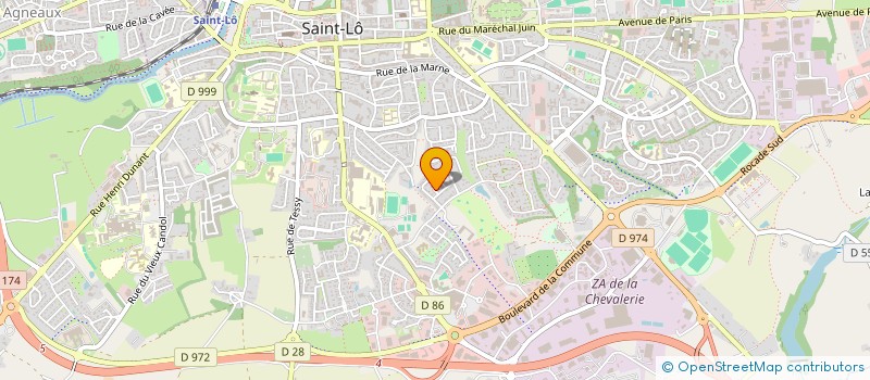 localisation de l'entreprise SCI DELTA DESS  SAINT-LO