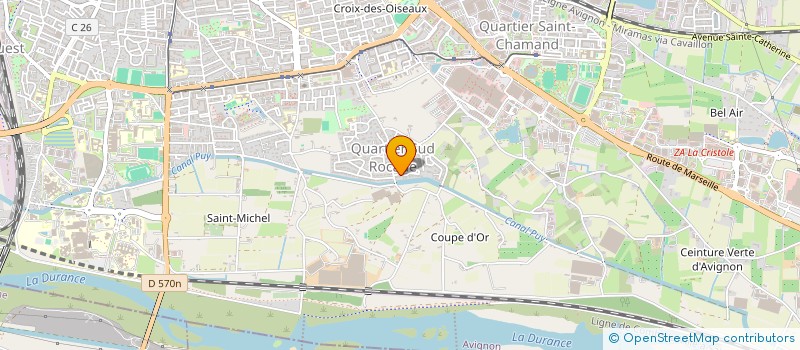 localisation de l'entreprise SCI DELTA-H  AVIGNON