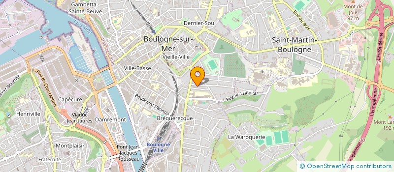 localisation de l'entreprise SCI DELTA IMMOBILIER  BOULOGNE-SUR-MER