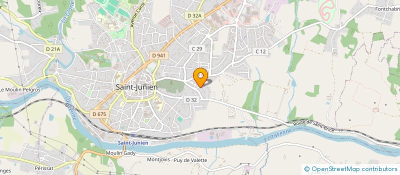 localisation de l'entreprise SCI DELTA IMMOBILIER à SAINT-JUNIEN