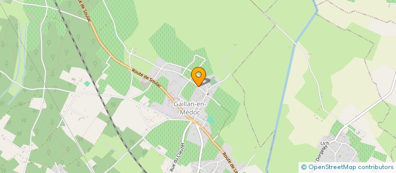 localisation de l'entreprise SCI DELTA INVESTISSEMENT  GAILLAN-EN-MEDOC