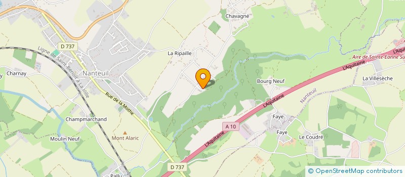 localisation de l'entreprise SCI DELTA M  NANTEUIL