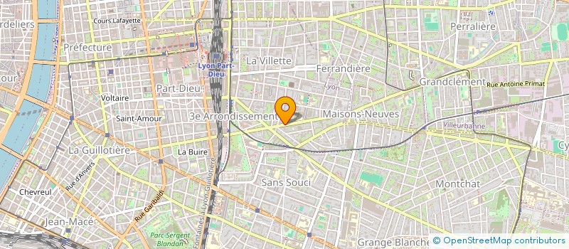 localisation de l'entreprise SCI DELTA RSO  LYON