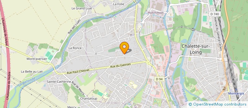 localisation de l'entreprise SCI DELTA74  CHALETTE-SUR-LOING