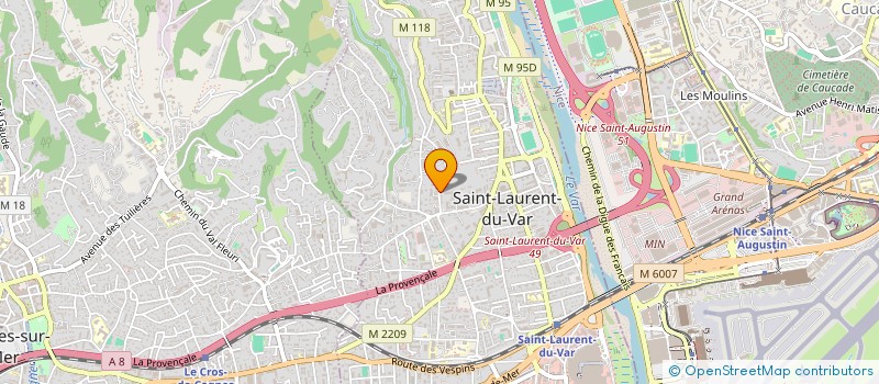 localisation de l'entreprise SCI DELTAL NICE à SAINT-LAURENT-DU-VAR