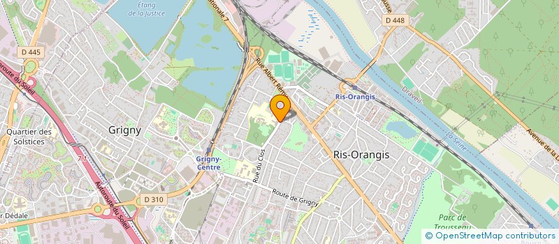 localisation de l'entreprise SCI DELTARIS à RIS-ORANGIS