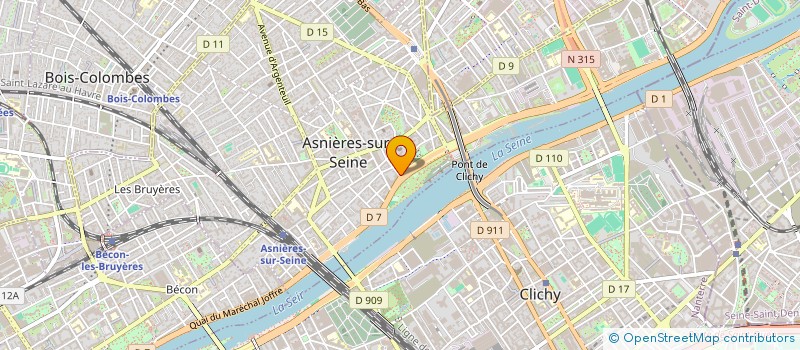 localisation de l'entreprise SCI DELTAVYR à ASNIERES-SUR-SEINE