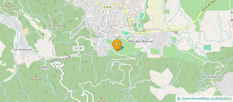 localisation de l'entreprise SCI DELTIO  CERET