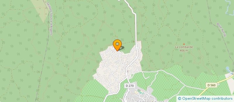 localisation de l'entreprise SCI DELTOM  SEILLONS-SOURCE-D'ARGENS