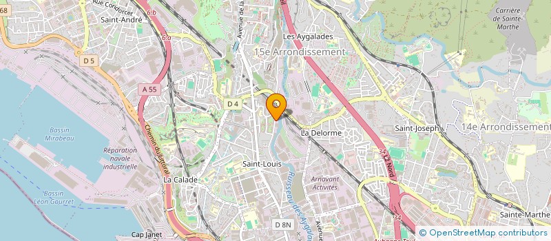 localisation de l'entreprise SCI DELTOUR à MARSEILLE