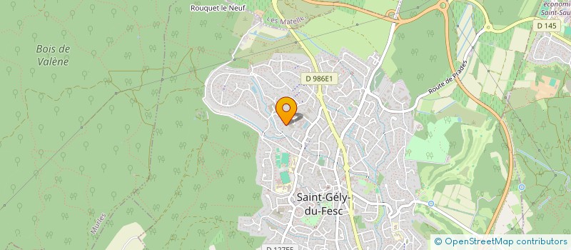 localisation de l'entreprise SCI DELTOUR  SAINT-GELY-DU-FESC