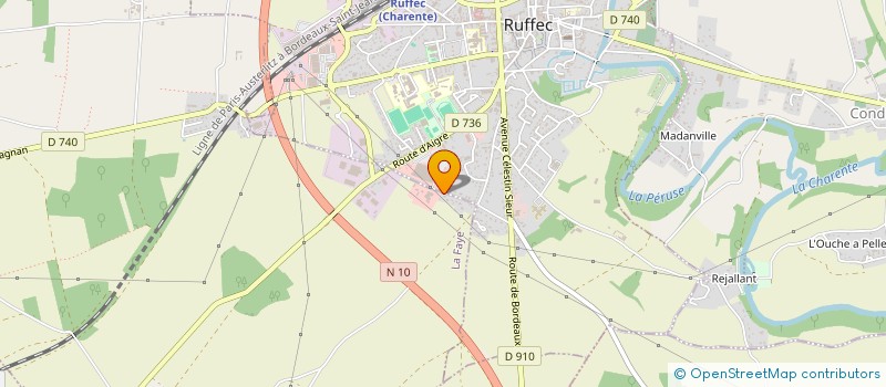 localisation de l'entreprise SCI DELU à LA FAYE