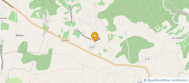 localisation de l'entreprise SCI DELVAUX  VILLESEQUE