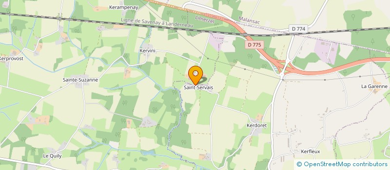 localisation de l'entreprise SCI DELVI  LIMERZEL