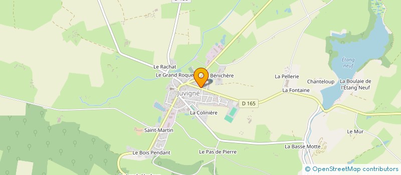 localisation de l'entreprise SCI DELVINCE  JUVIGNE