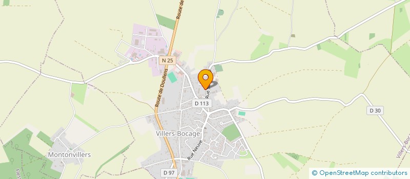 localisation de l'entreprise SCI DELWAT  VILLERS-BOCAGE