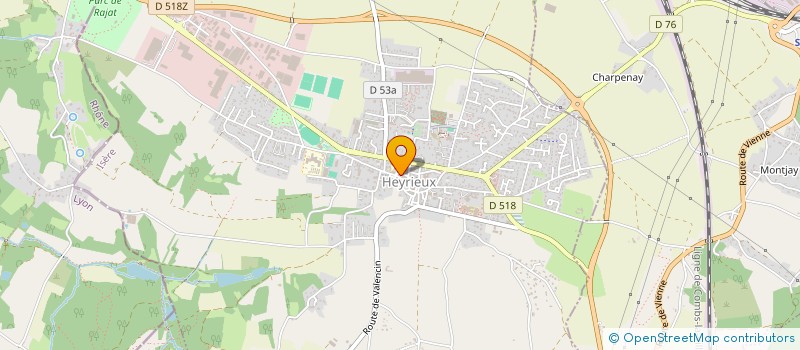 localisation de l'entreprise SCI DELYS  HEYRIEUX