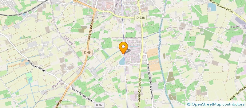 localisation de l'entreprise SCI DELZENNE MAUREL  PERNES-LES-FONTAINES