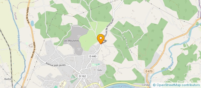 localisation de l'entreprise SCI DEM  FUMEL