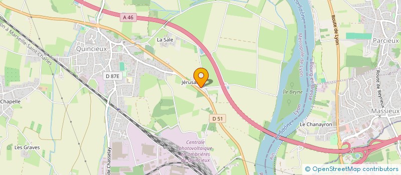 localisation de l'entreprise SCI DEMA  QUINCIEUX