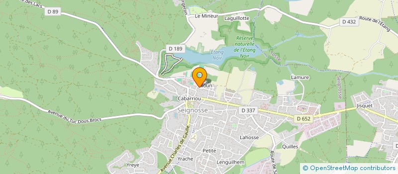 localisation de l'entreprise SCI DEMA 40  SEIGNOSSE