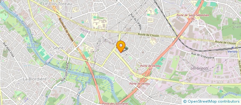 localisation de l'entreprise SCI DEMA  VERTOU