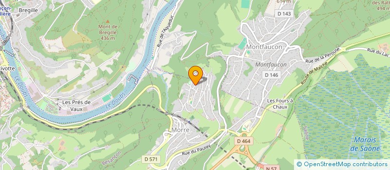 localisation de l'entreprise SCI DEMA  MORRE