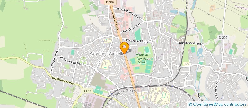 localisation de l'entreprise SCI DEMABRUSY  VARENNES-VAUZELLES