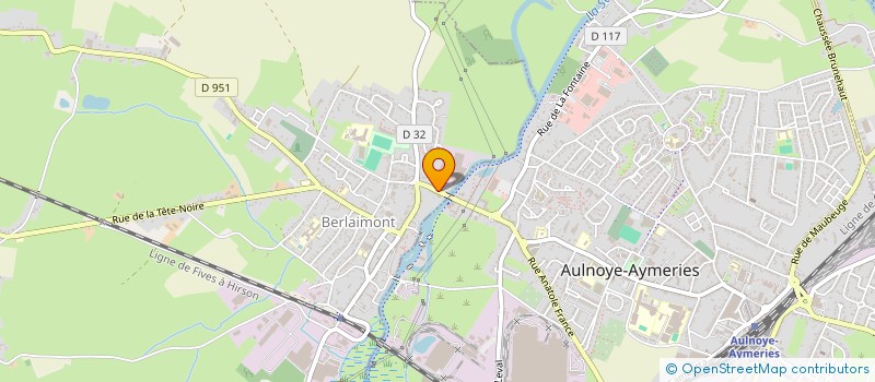 localisation de l'entreprise SCI DEMACHY - MEURANT  BERLAIMONT