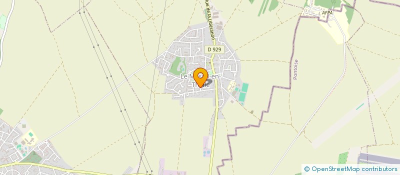 localisation de l'entreprise SCI DEMADE  LE MESNIL-EN-THELLE