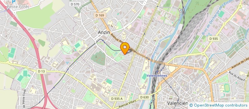 localisation de l'entreprise SCI DEMAGO  ANZIN