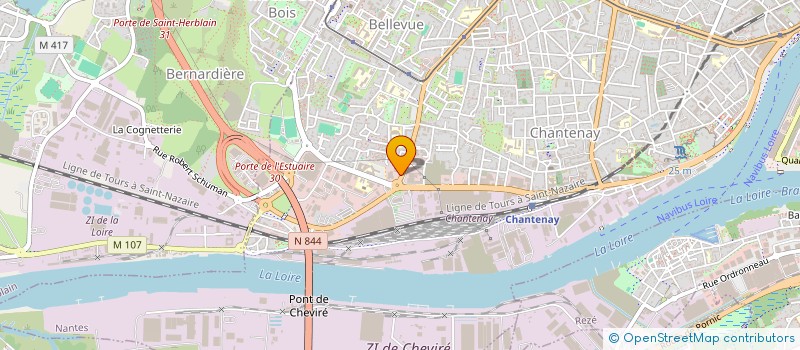 localisation de l'entreprise SCI DEMAIN à NANTES