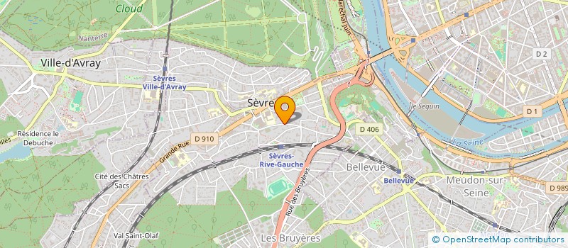 localisation de l'entreprise SCI DEMAIN  SEVRES