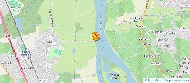 localisation de l'entreprise SCI DEMAIN  CADAUJAC