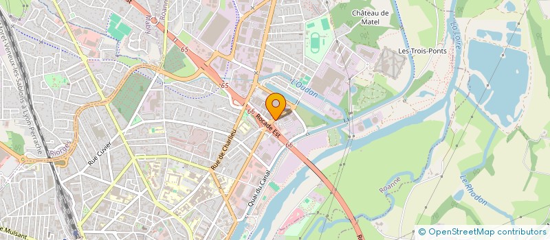 localisation de l'entreprise SCI DEMAIN CHARETTE  ROANNE