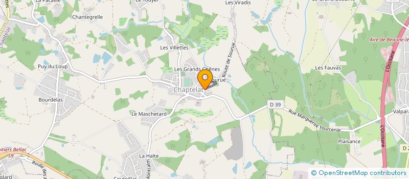 localisation de l'entreprise SCI DEMAISON & CO à COUZEIX