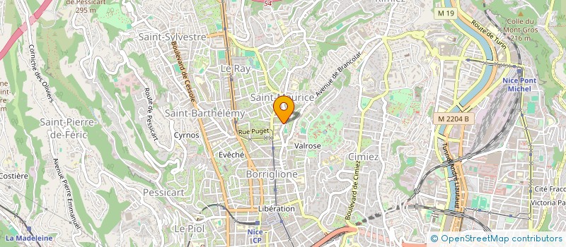 localisation de l'entreprise SCI DEMAISON FERRATO à NICE